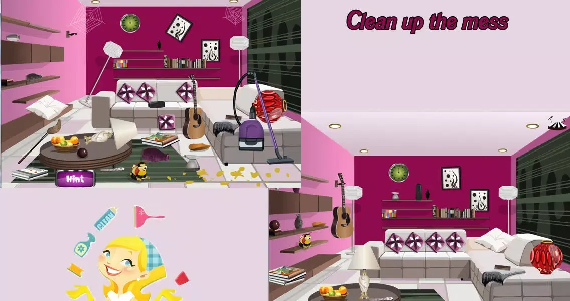 Capturas de pantalla de Big house clean Up decoration