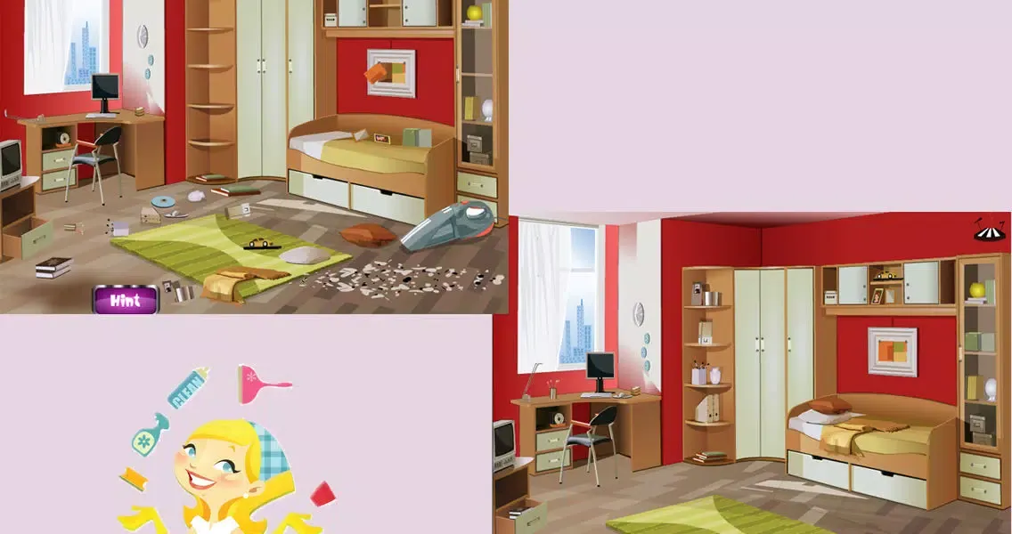 Capturas de pantalla de Big house clean Up decoration