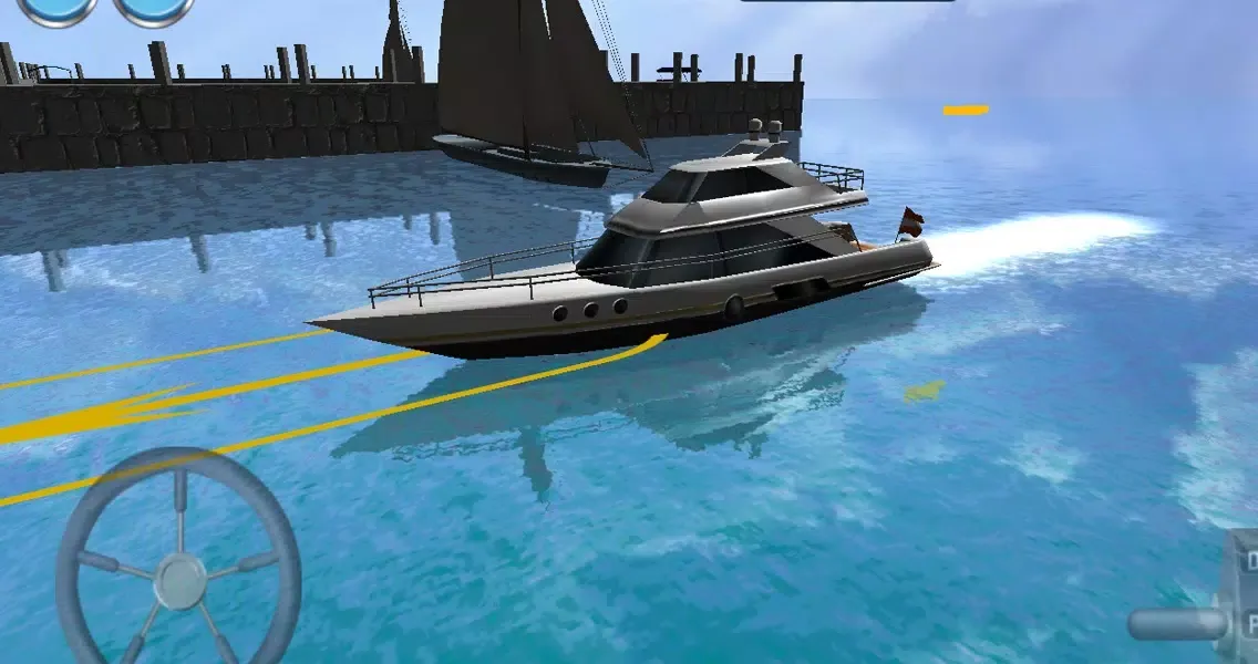 3D Boat Parking Racing Sim Screenshots