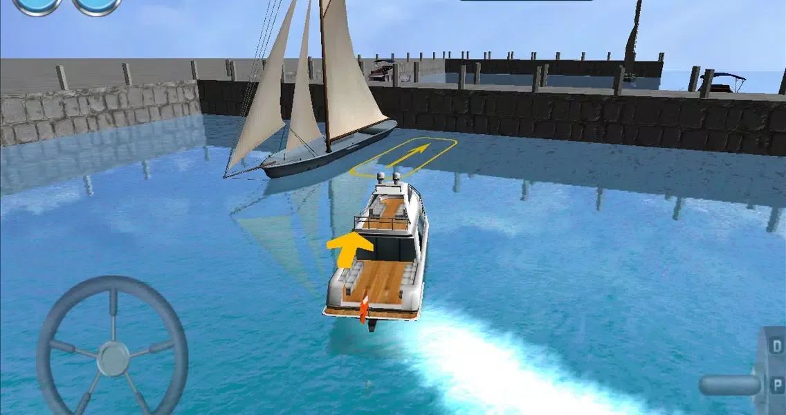 3D Boat Parking Racing Sim Screenshots