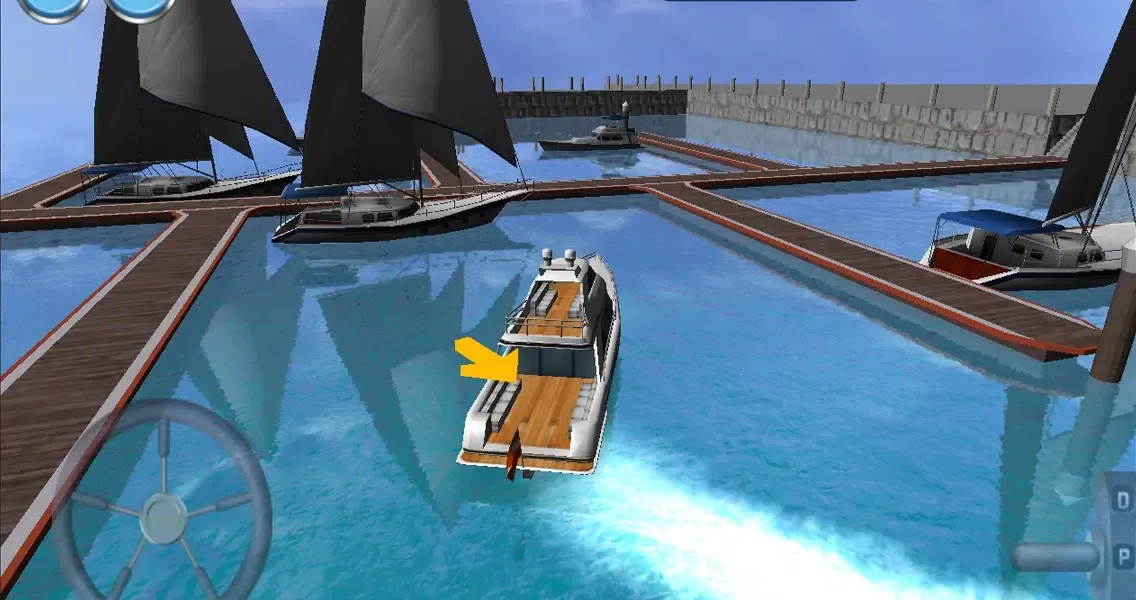 3D Boat Parking Racing Sim Screenshots