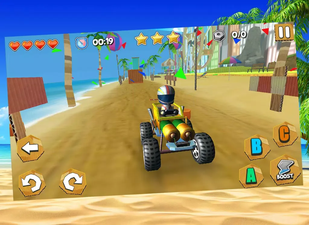 Buggy Car Stunts 3D iPad  Ekran Görüntüleri
