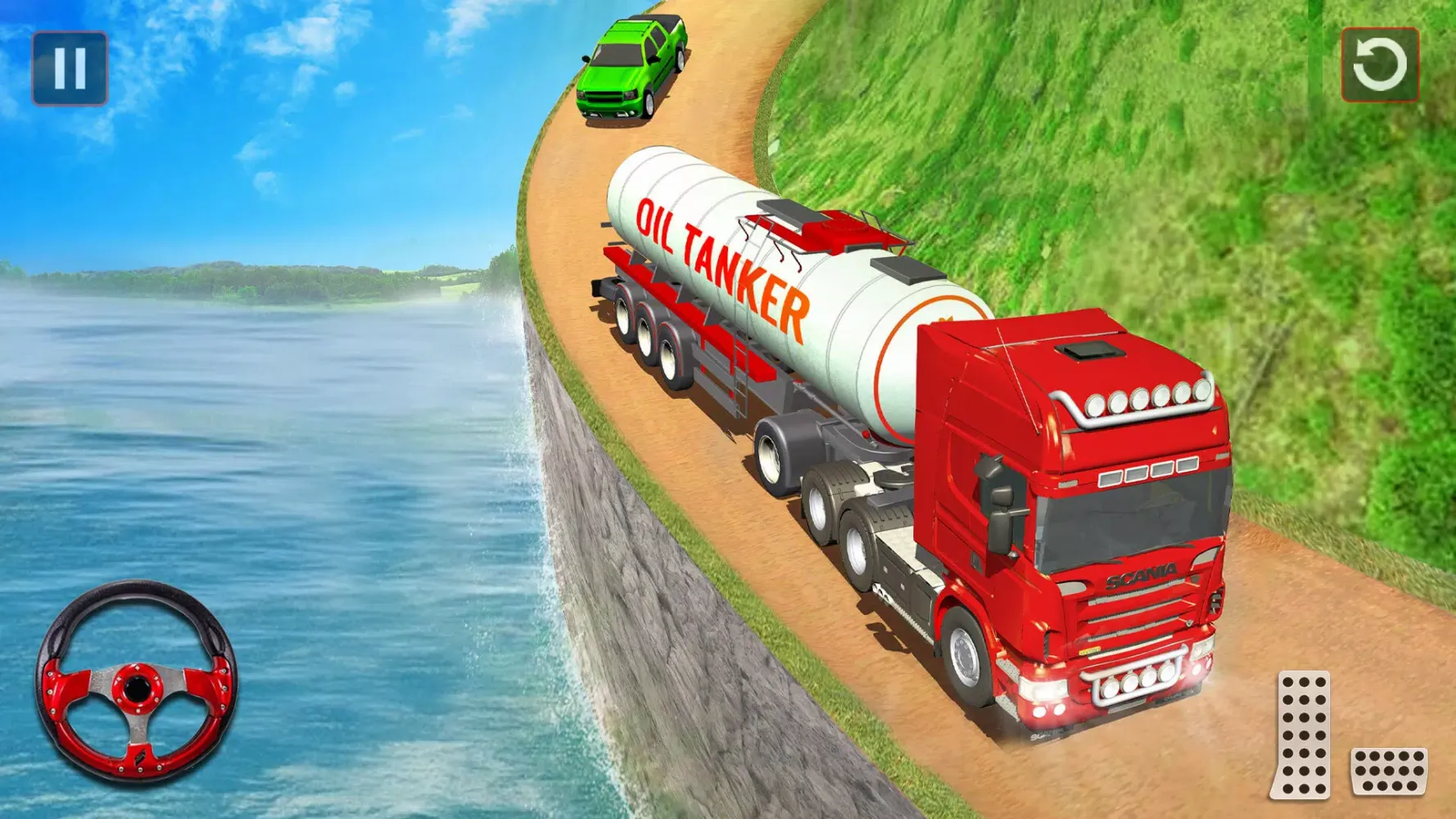 Tangkapan layar Heavy Oil Tanker Truck Games