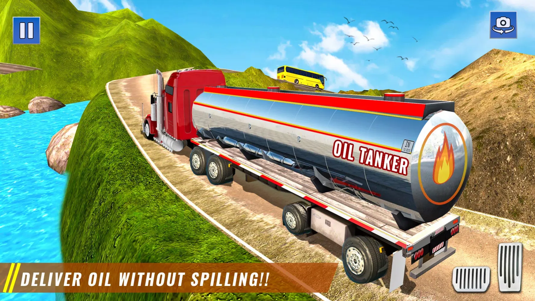 Tangkapan layar Heavy Oil Tanker Truck Games