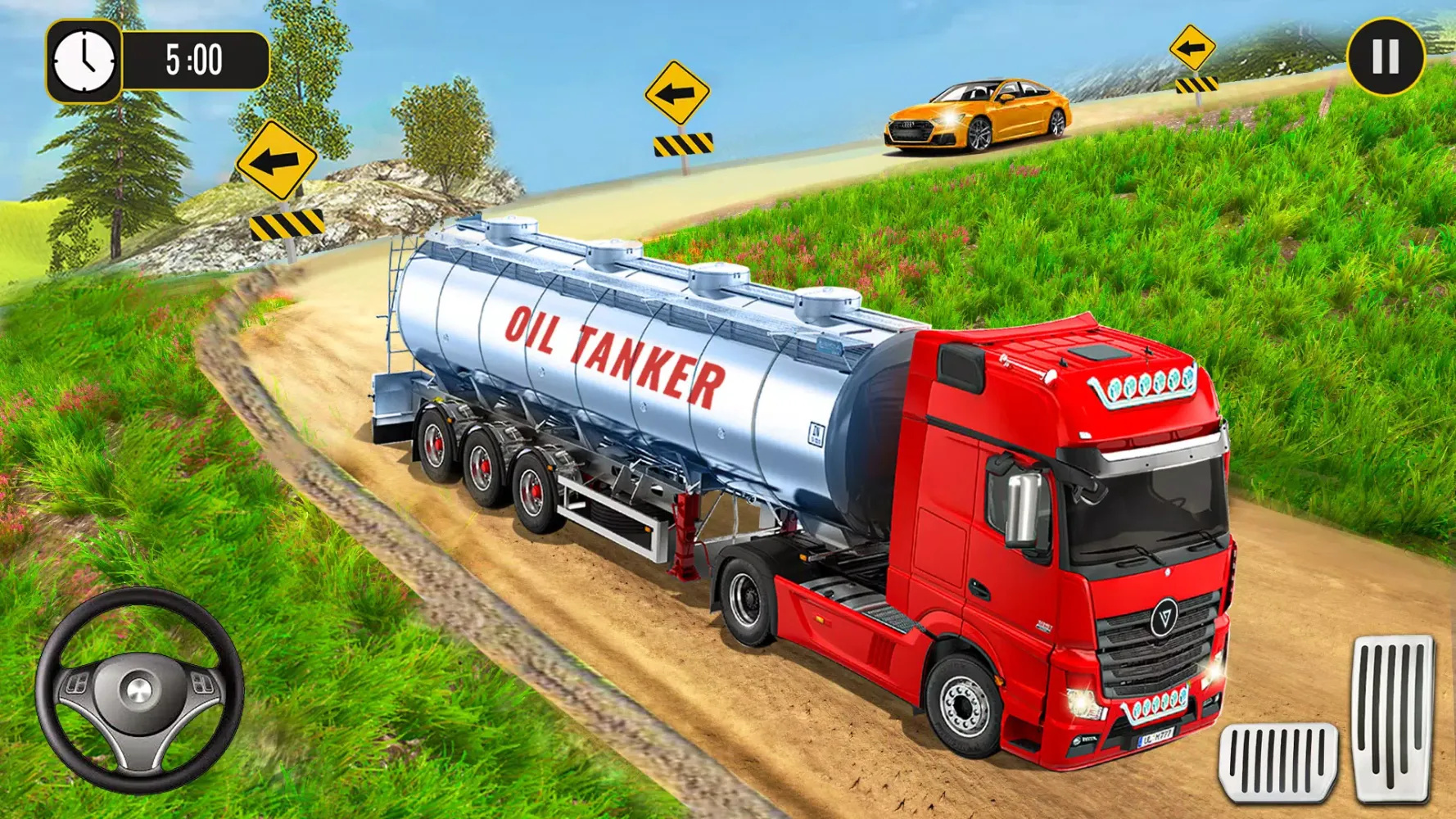 Tangkapan layar Heavy Oil Tanker Truck Games