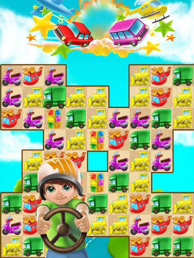 Cars Puzzle Adventure Travel iPad  Screenshots
