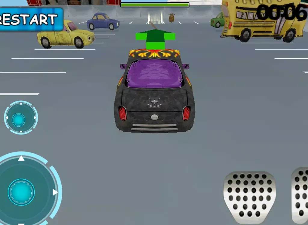 Cartoon Car Parking 3D iPad  Screenshots