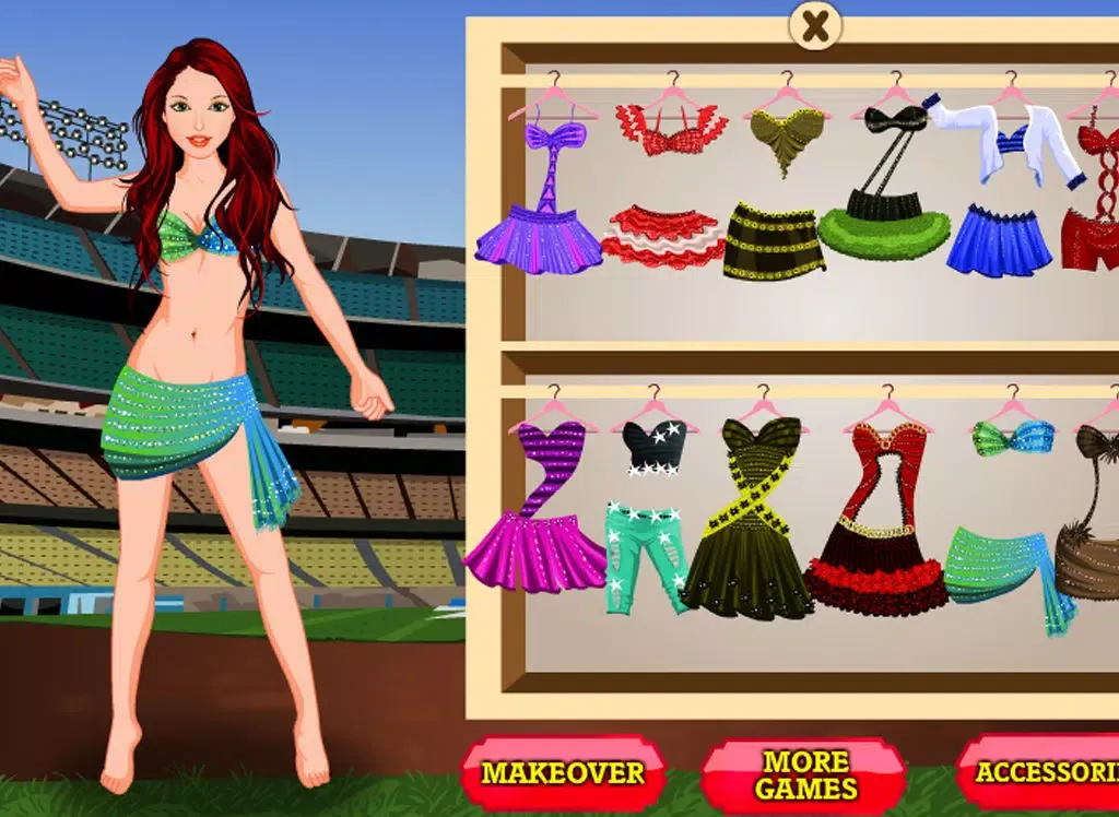 Cheerleader dressup iPad  سکرین شاٹس