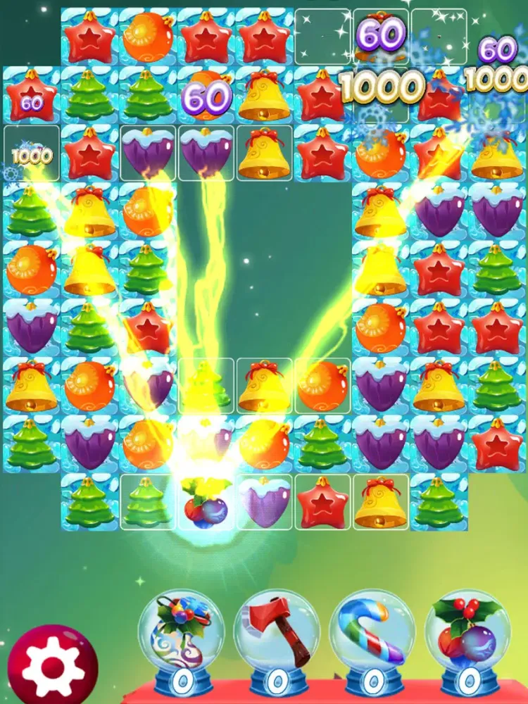 Ảnh chụp màn hình của Santa Christmas Match 3 Puzzle iPad 