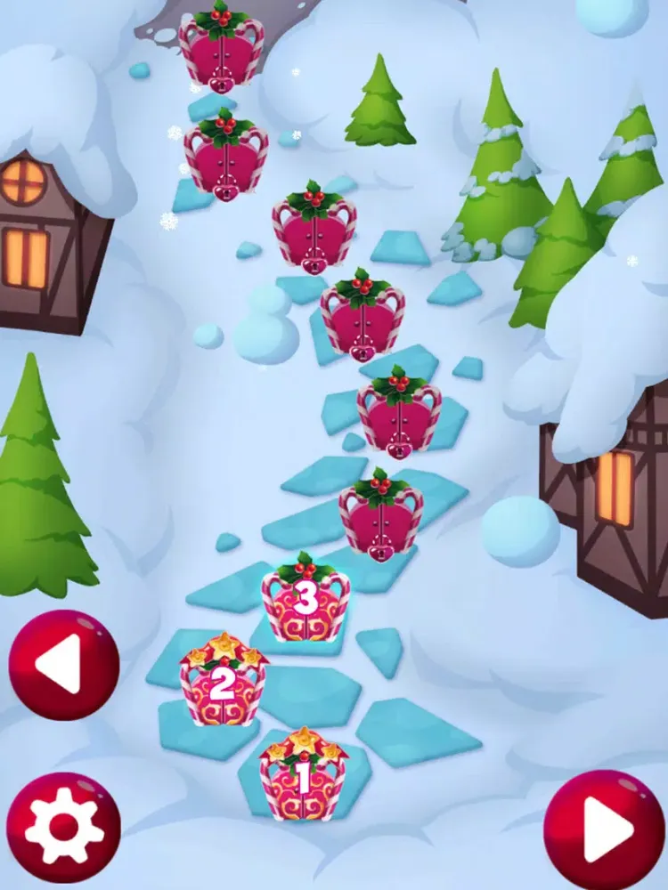 Ảnh chụp màn hình của Santa Christmas Match 3 Puzzle iPad 
