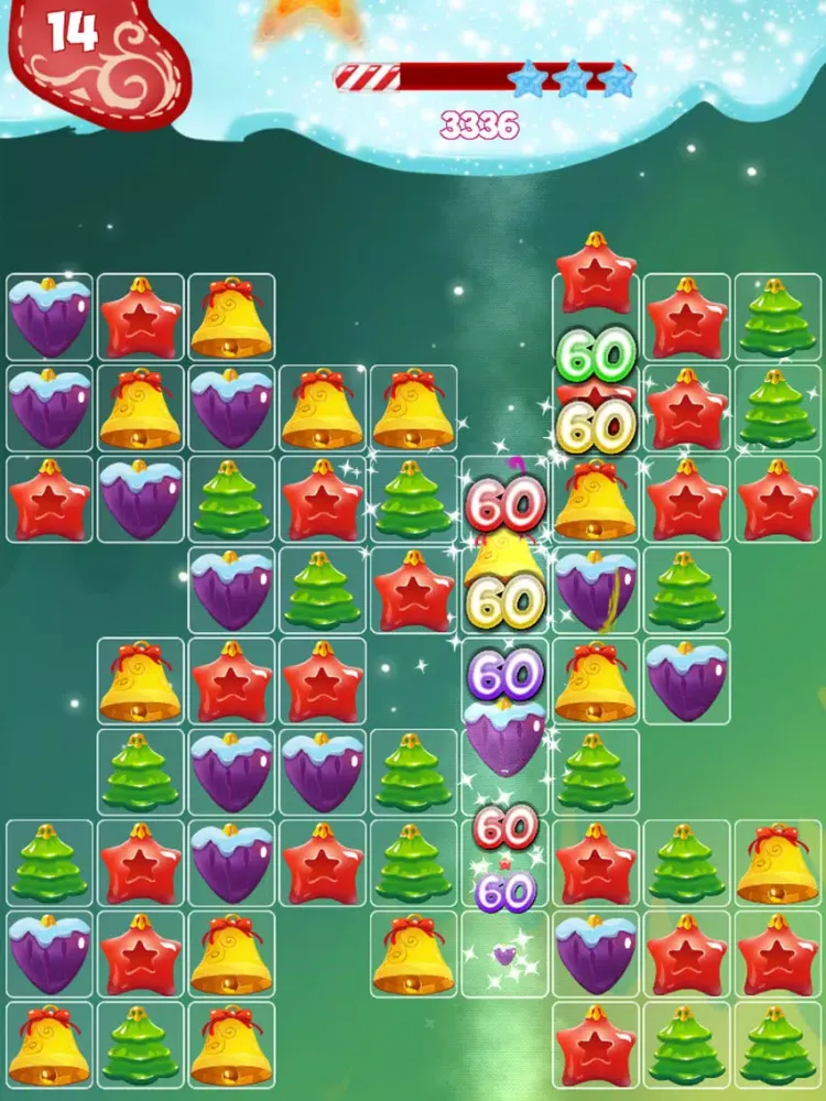 Ảnh chụp màn hình của Santa Christmas Match 3 Puzzle iPad 