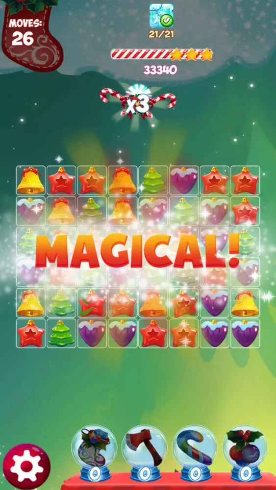 Ảnh chụp màn hình của Santa Christmas Match 3 Puzzle