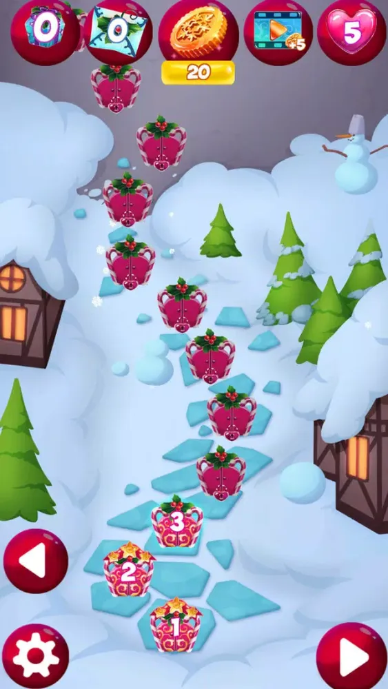 Ảnh chụp màn hình của Santa Christmas Match 3 Puzzle