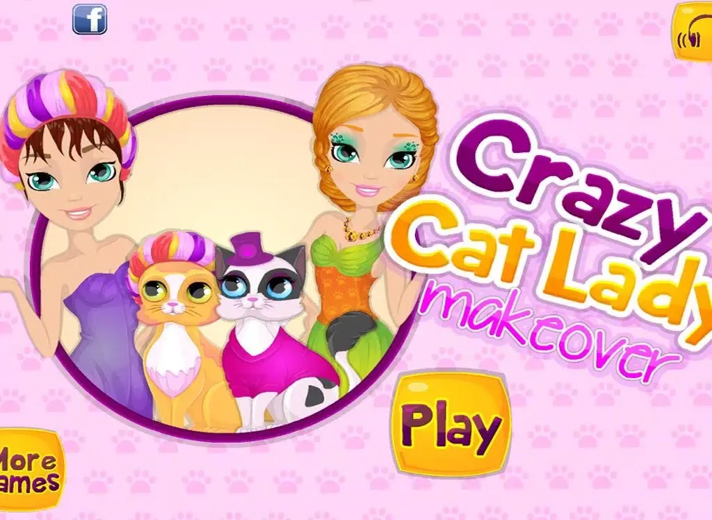 Ảnh chụp màn hình của Crazy Cat Lady Makeover iPad 
