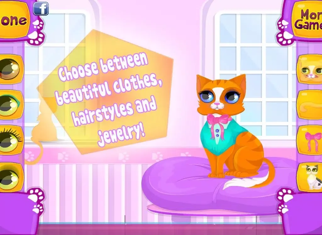 Ảnh chụp màn hình của Crazy Cat Lady Makeover iPad 