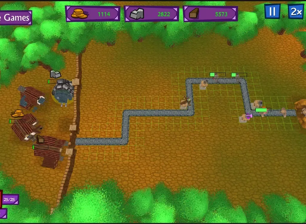 Zrzuty ekranu Castle Defender - Creature rush iPad 