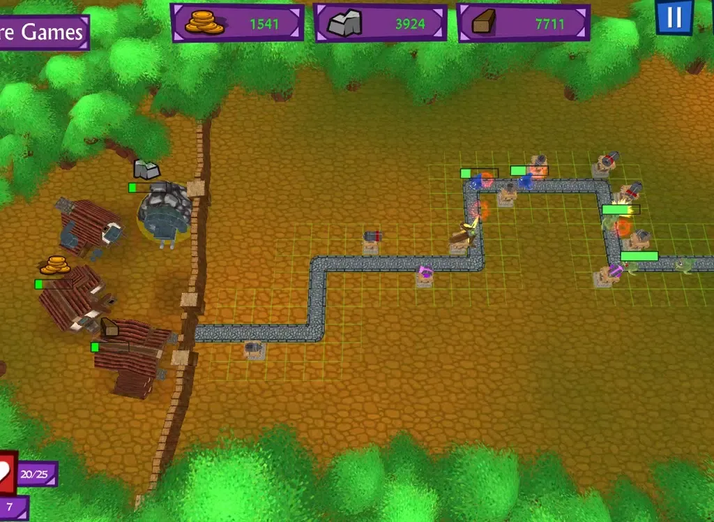 Zrzuty ekranu Castle Defender - Creature rush iPad 
