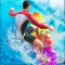 Water Surfing Stunt Flip Race