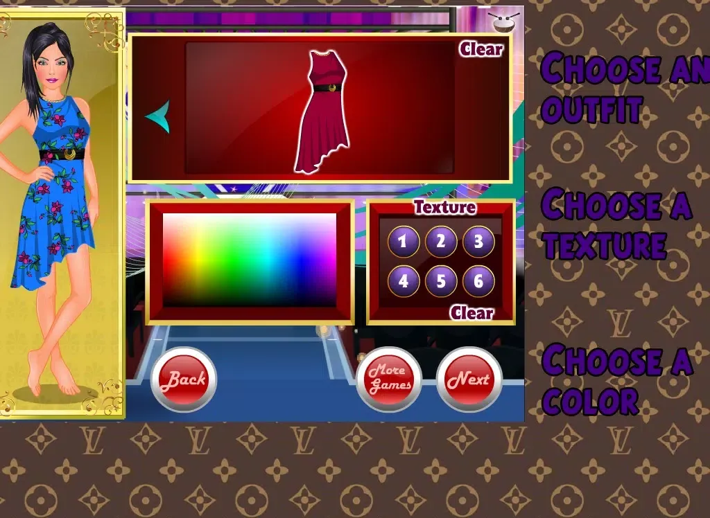 Capturas de pantalla de Free Fashion Designer game iPad 