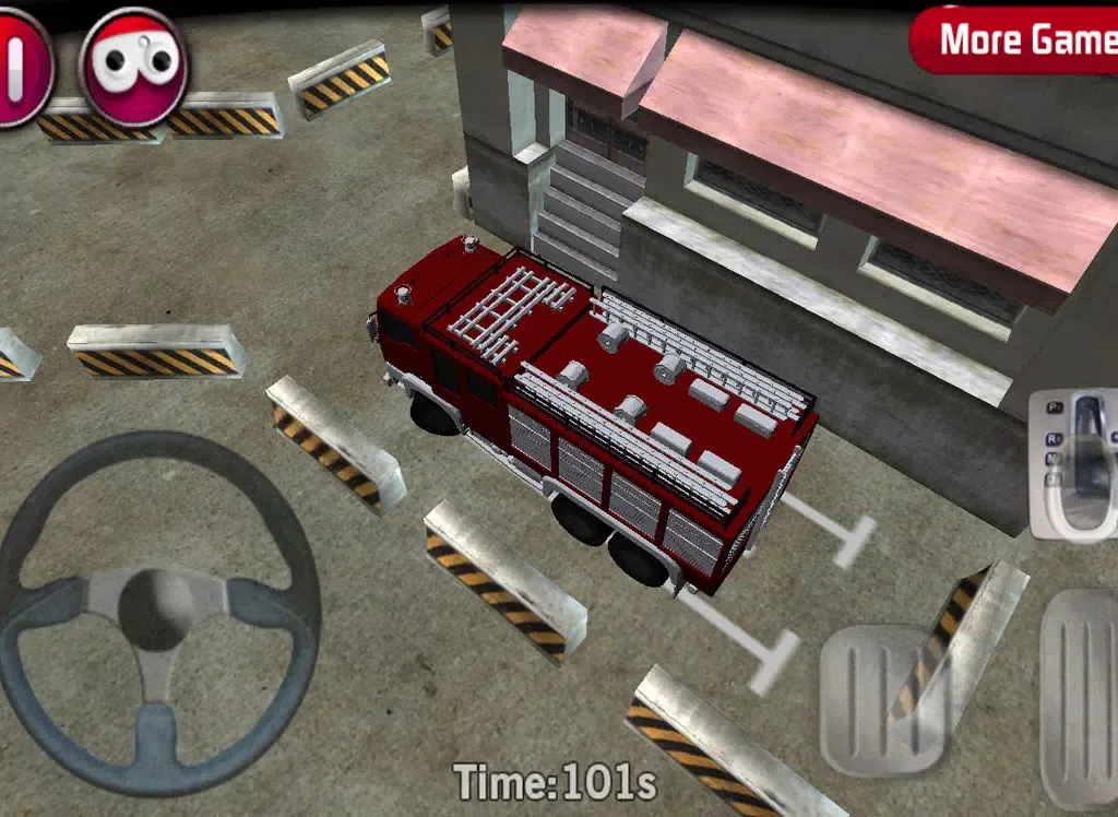 Capturas de pantalla de Firetruck Parking 3D Game iPad 