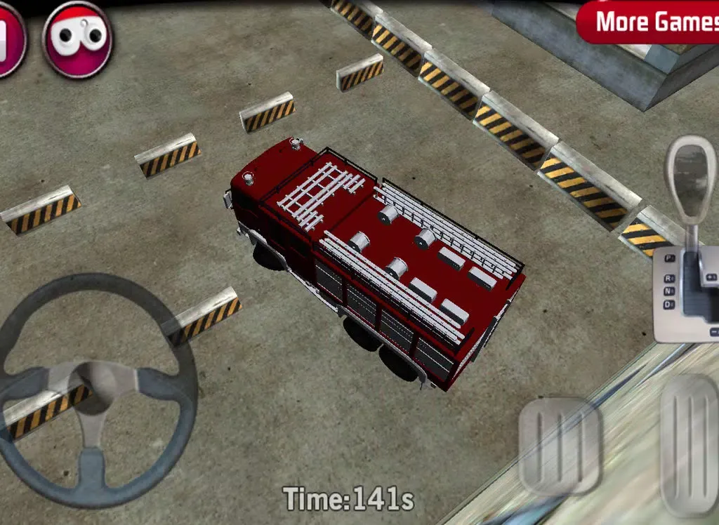 Capturas de pantalla de Firetruck Parking 3D Game iPad 