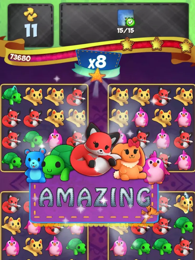 Fluffy Doll Friends: Match 3 Puzzle Games iPad  Ekran Görüntüleri