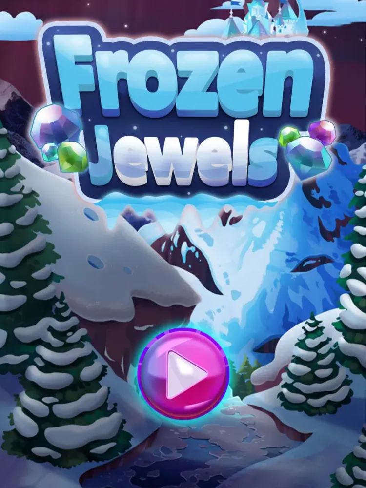 Capturas de tela do Bunny Frozen Jewels Match 3 iPad 