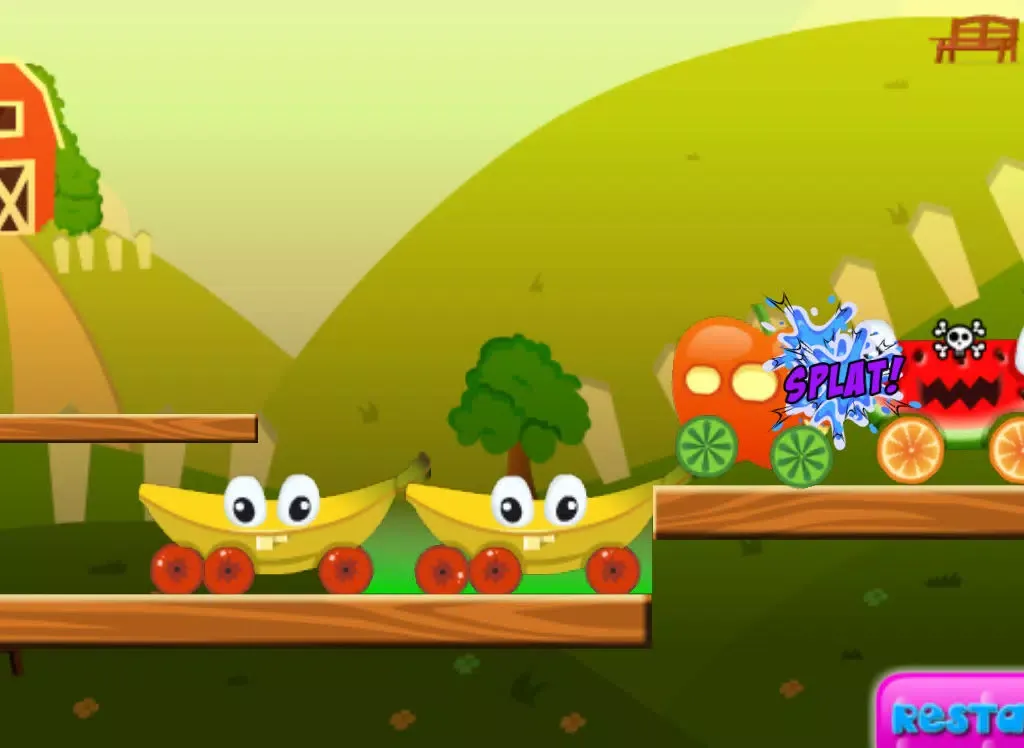 Ảnh chụp màn hình của Fruit Car Fight iPad 