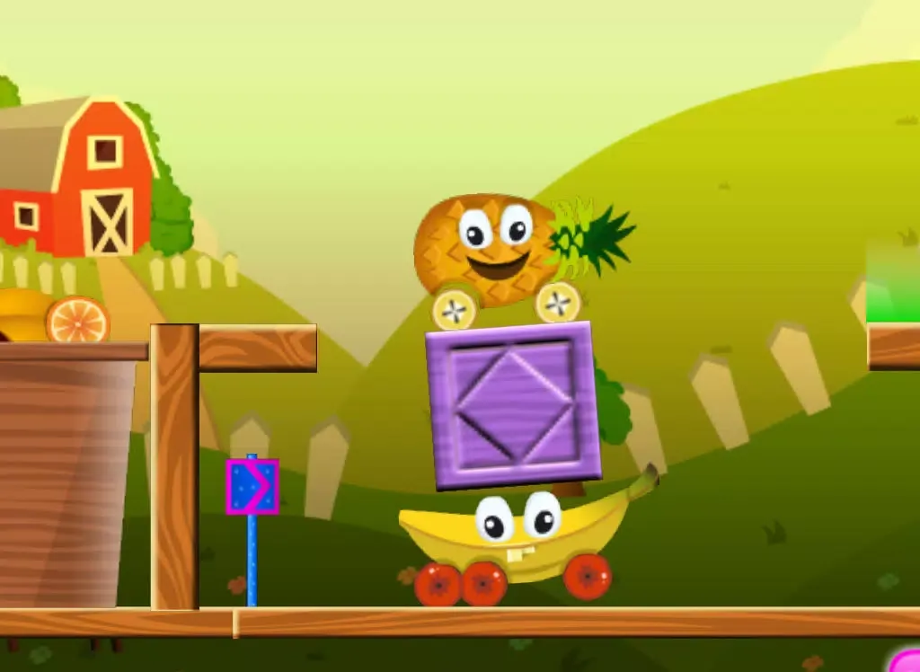 Ảnh chụp màn hình của Fruit Car Fight iPad 