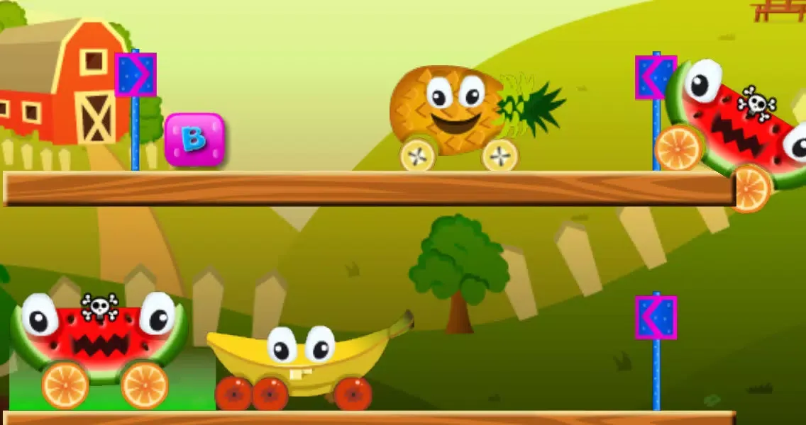 Ảnh chụp màn hình của Fruit Car Fight