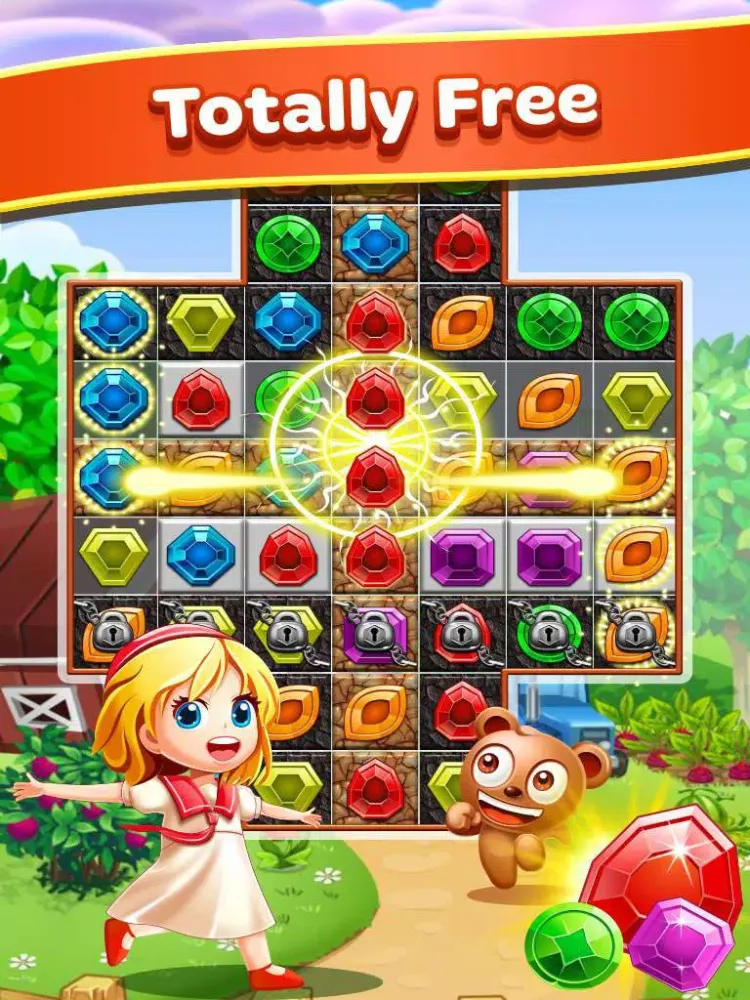 Captures d'écran de Amazing Jewel World Star Adventure 2 iPad 