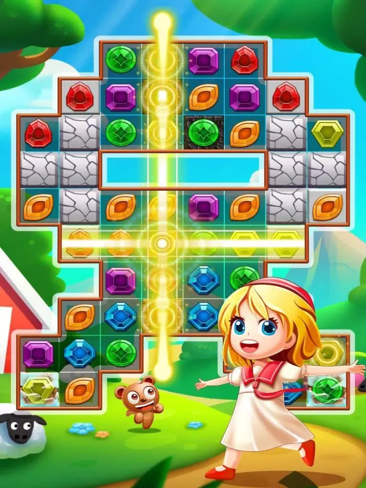 Captures d'écran de Amazing Jewel World Star Adventure 2 iPad 