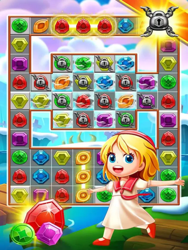 Captures d'écran de Amazing Jewel World Star Adventure 2 iPad 