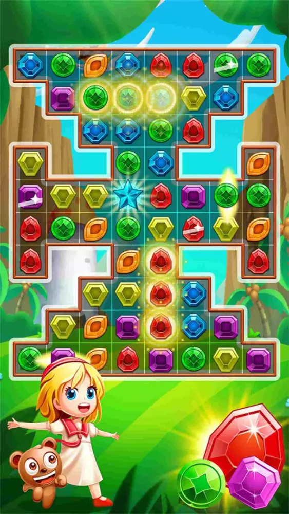 Captures d'écran de Amazing Jewel World Star Adventure 2
