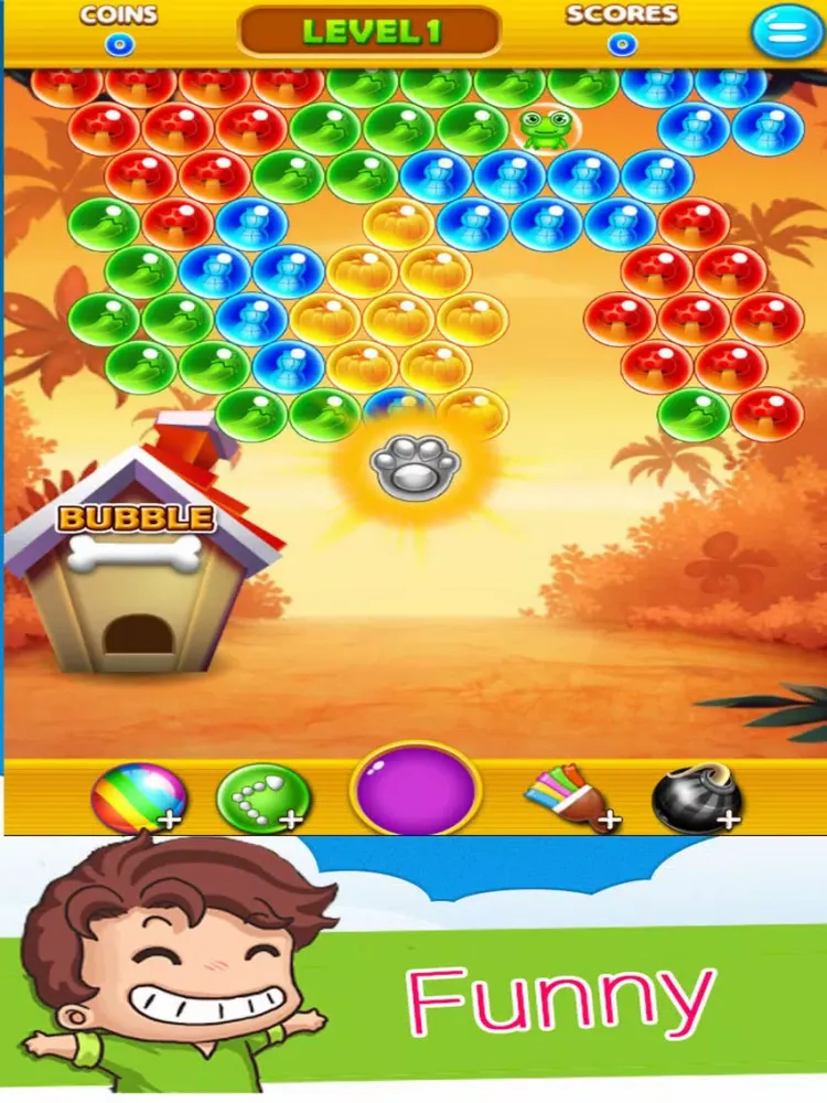 Crazy Animal Pop: Bubble Shooter iPad  स्क्रीनशॉट