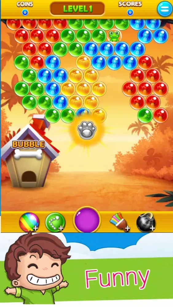 Crazy Animal Pop: Bubble Shooter स्क्रीनशॉट