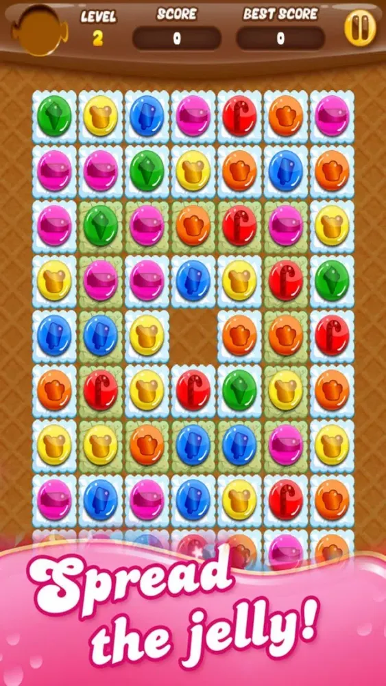 Tangkapan skrin Candy Jelly Mania Blast Edition