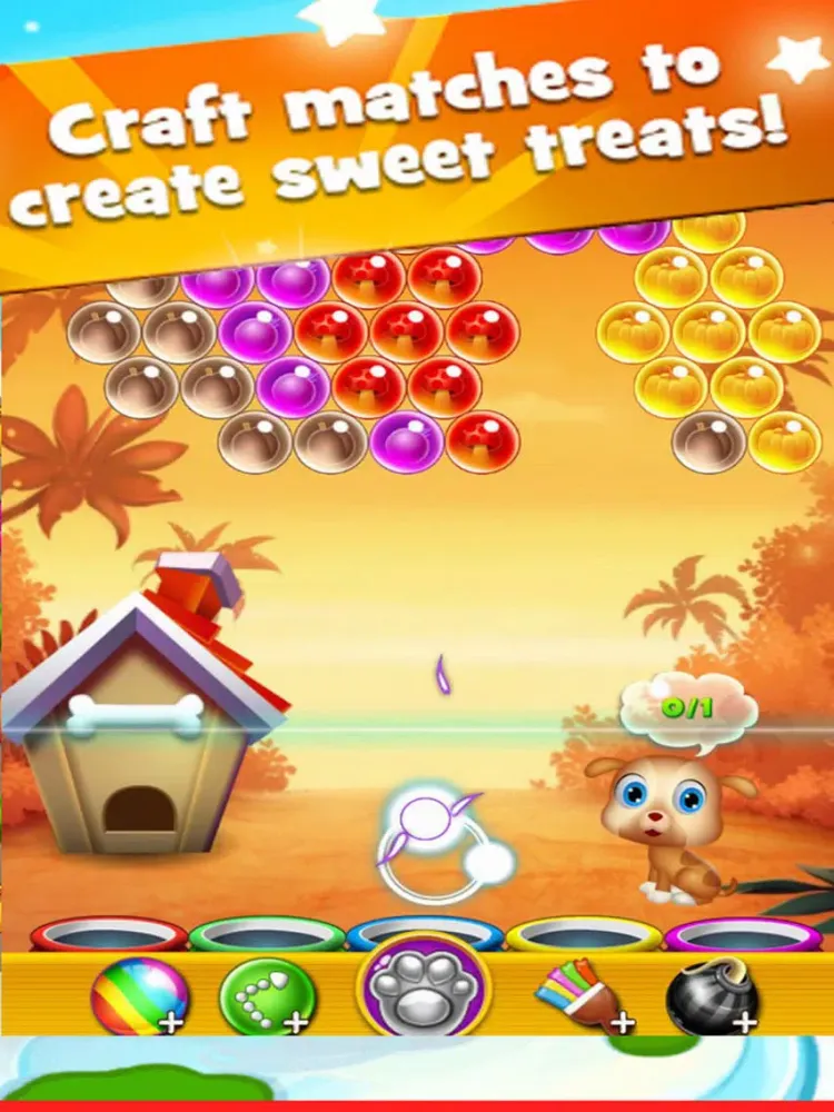 Capturas de tela do Bubble Fruit Match 3 - Fruit Shoot Edition iPad 