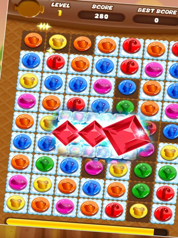 Candy Jewels Boom - Match 3 Candies Boom iPad  Screenshots
