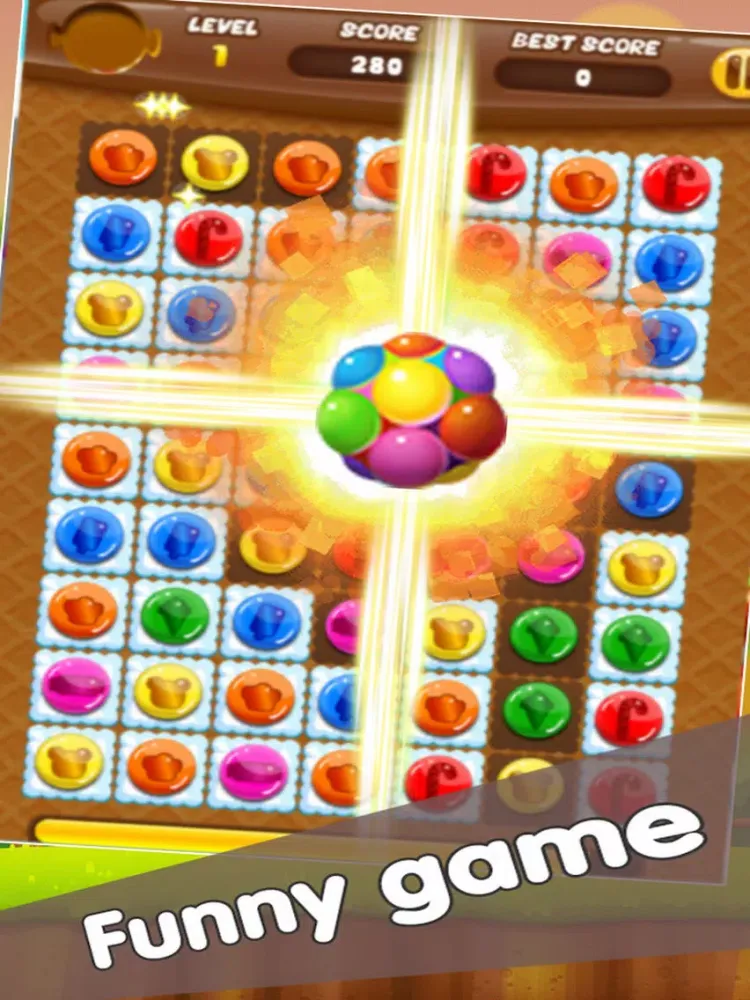 Deliciously Candy Jewels Mania - Candy Match Classic 2016 Edition iPad 应用截图