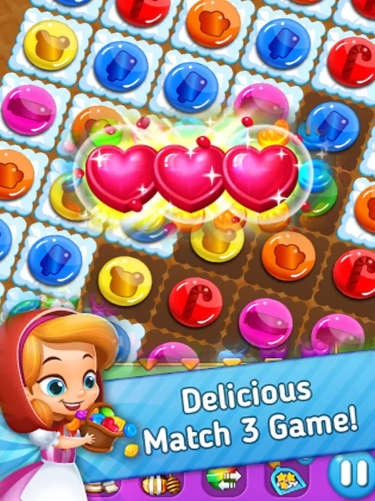 Ảnh chụp màn hình của Cool Candy Splash - Holiday Game iPad 