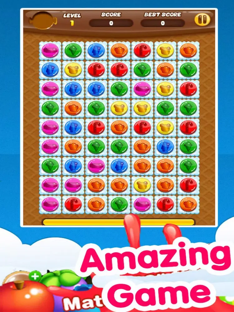 Screenshot di Juicy Jelly Mania - Match 3 iPad 