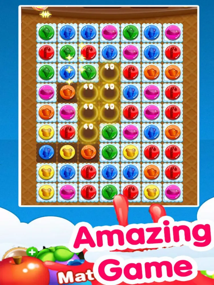 Screenshot di Juicy Jelly Mania - Match 3 iPad 