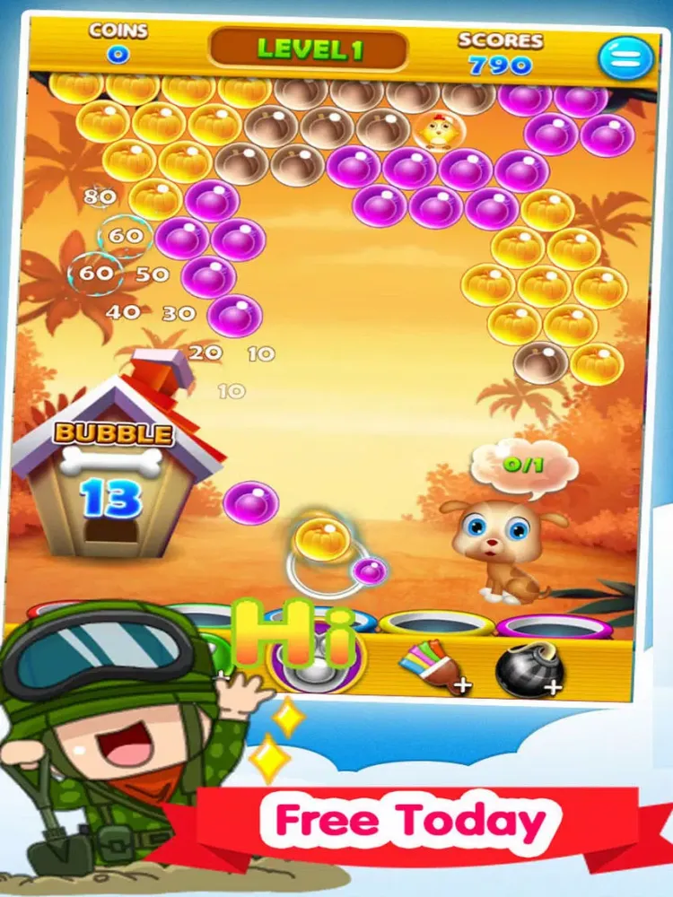 Captures d'écran de Pet Bubble Classic Adventure iPad 