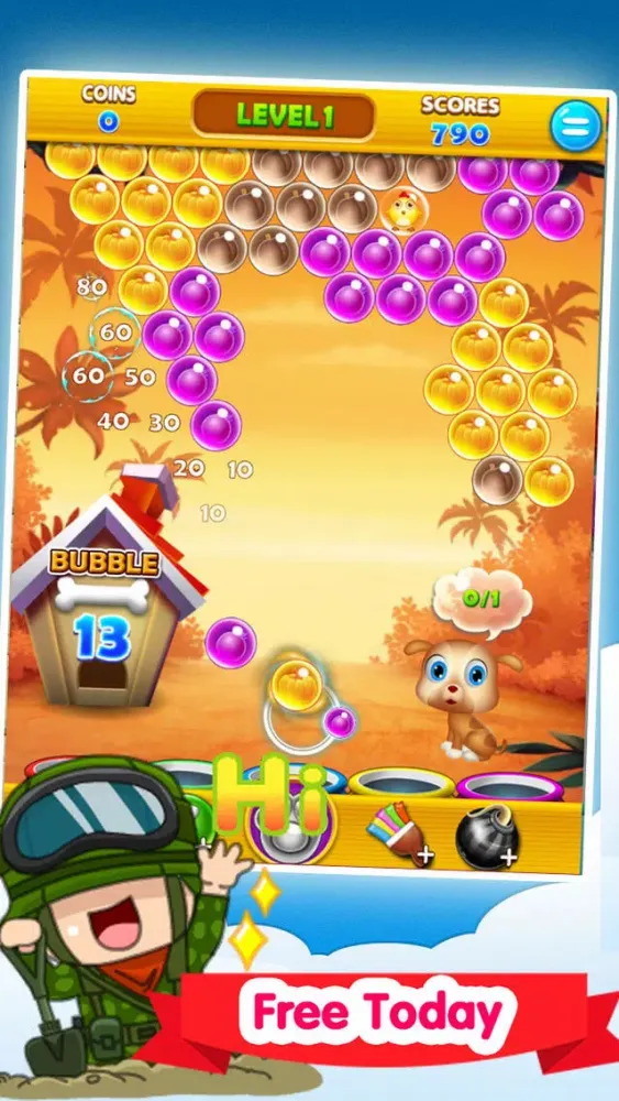 Captures d'écran de Pet Bubble Classic Adventure