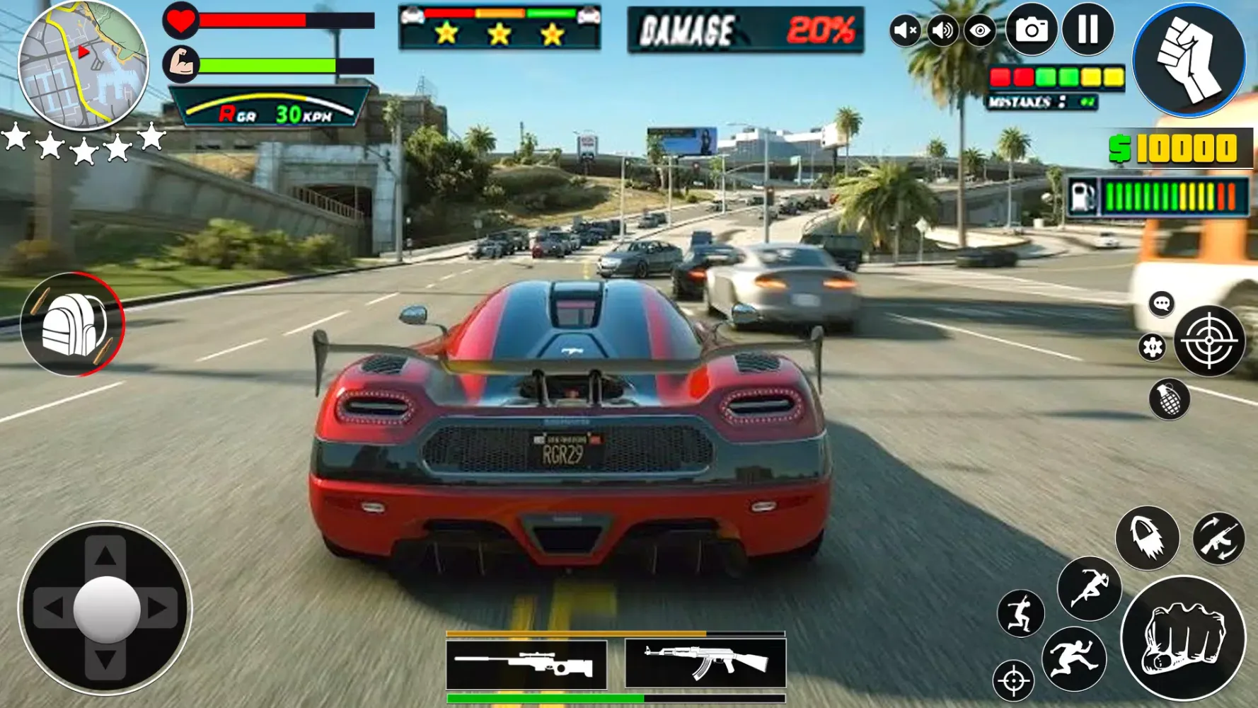 Gangster Crime Vegas City War Screenshots