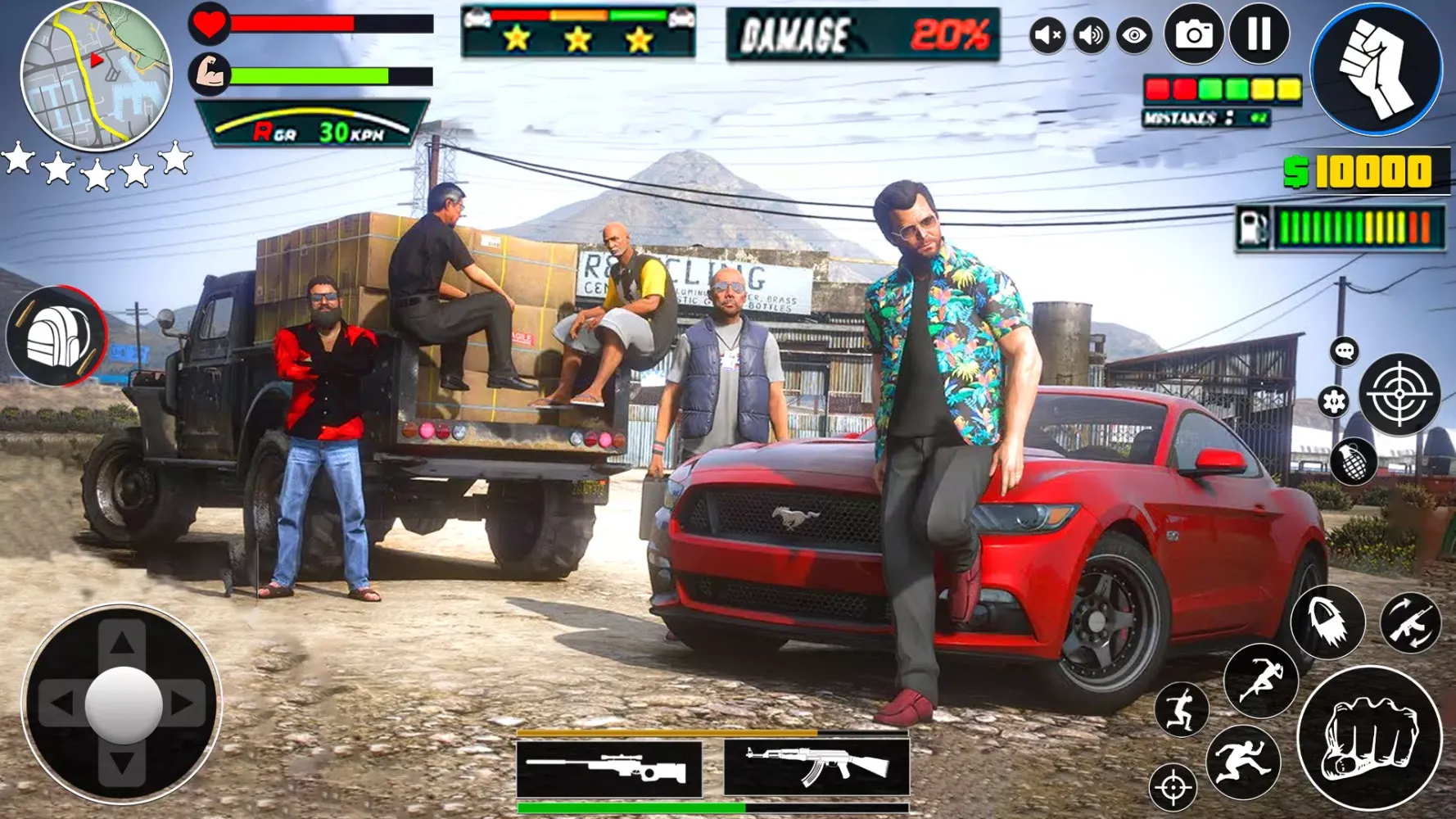 Gangster Crime Vegas City War Screenshots