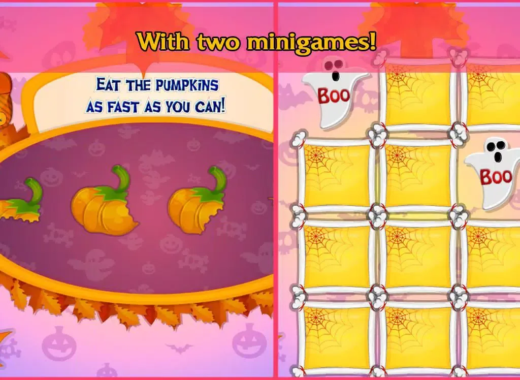 Halloween pumpkin spa salon iPad 应用截图
