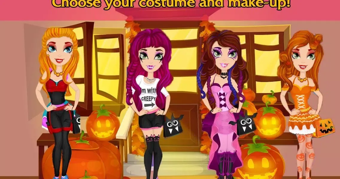 Halloween pumpkin spa salon应用截图