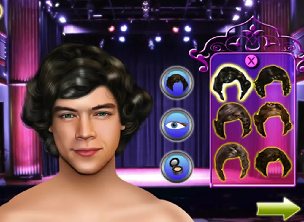 Celebrity Dressup Harry Styles Version iPad  Screenshots